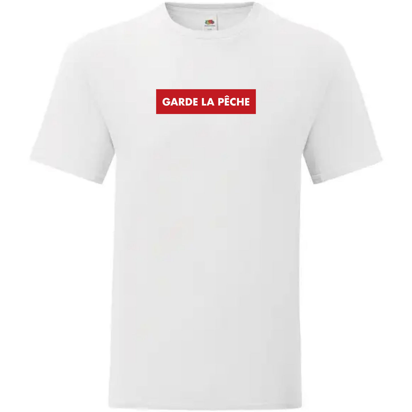 Tee-shirt "GARDE LA PÊCHE - SUPREME" BLANC [ÉDITION LIMITÉE]